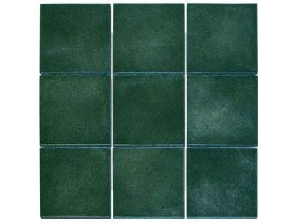 Keramická mozaika The Mosaic Factory Forest Green Matt R10 97