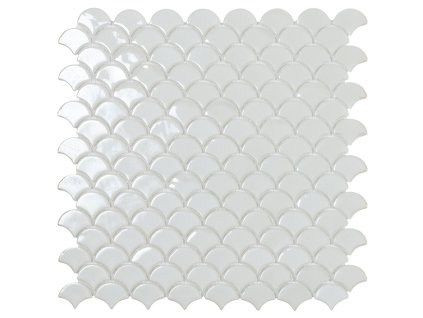 Skleněná mozaika Vidrepur Mozaika FISHT SOUL WHITE BR