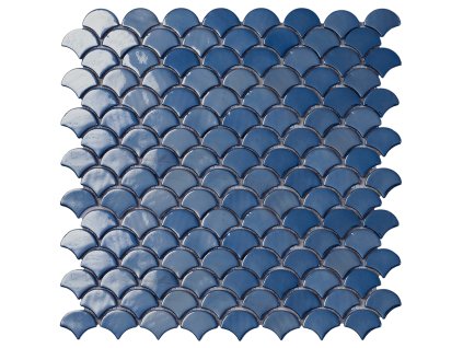 Skleněná mozaika Vidrepur Mozaika FISHT SOUL DARK BLUE BR