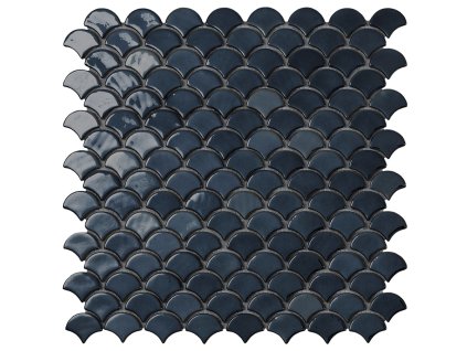Skleněná mozaika Vidrepur Mozaika FISHT SOUL BLACK BR
