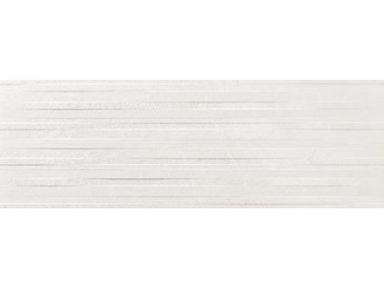 Keramický obklad do koupelny ECOCERAMIC SPARK RLV.  BLANCO RET. DEKOR