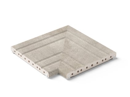 Dlažba k bazénu MAYOR Kryt žlabu roh RJ25 FLEX CEMENT WARM