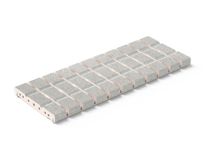 Dlažba k bazénu MAYOR Kryt žlabu RJ20 FLEX STROMBOLI SILVER