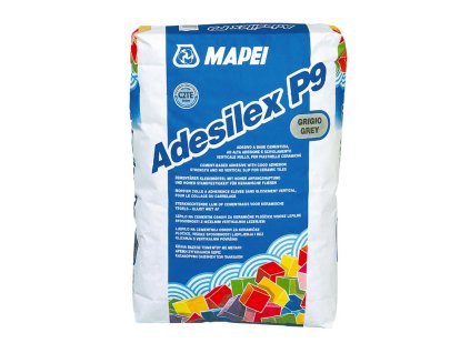 Lepidlo pro mozaiky, obklady a dlažby Mapei Lepidlo ADESILEX P9 ŠEDÝ 25 KG