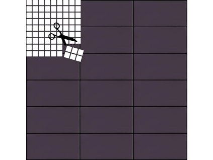 SETA MELANZANA 2006 5x10