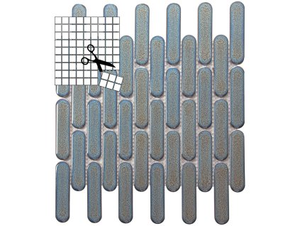 SEO23325 Sevilla Oval Grey Blue Speckle web