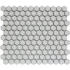 Keramická mozaika The Mosaic Factory Mozaika HEX Soft Grey Edge Glossy