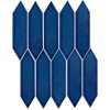 Keramická mozaika The Mosaic Factory Mozaika Picket Blue Glossy