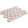 Keramická mozaika The Mosaic Factory Mozaika HEX5 Pink Glossy
