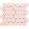 Keramická mozaika The Mosaic Factory Mozaika HEX5 Pink Glossy