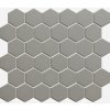 Keramická mozaika The Mosaic Factory Mozaika HEX 5 Dark Grey