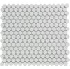 Keramická mozaika The Mosaic Factory Mozaika White Glossy
