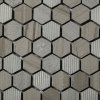 Kamenná mozaika LINEA ITALIA Mozaika Hexagonal Wooden Mocca