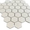 Keramická mozaika FIN Mozaika HEX 5 White