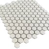 Keramická mozaika FIN Mozaika HEX 2 White