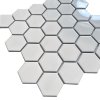 Keramická mozaika FIN Mozaika HEXAGON 5 Bílá Lesk