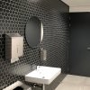 Keramická mozaika FIN Mozaika HEX5 Black Mat
