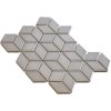 Keramická mozaika The Mosaic Factory Mozaika PACU Light Grey Glossy