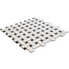Keramická mozaika The Mosaic Factory Mozaika PABW White and Black