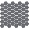 Skleněná mozaika TGM Mozaika GREY MATT
