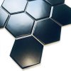 Keramická mozaika FIN Mozaika HEXAGON 10 Černá Mat
