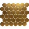 Keramická mozaika The Mosaic Factory Mozaika HEXAGON 5 Gold Matt