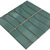Keramická mozaika The Mosaic Factory Mozaika Obdélník Forest Green