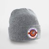 beechfield circular patch beanie Heather Grey