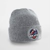 beechfield circular patch beanie Heather Grey