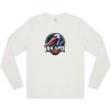 earthpositive premium long sleeve t shirt Faded White