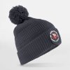 beechfield fan patch beanie Graphite Grey