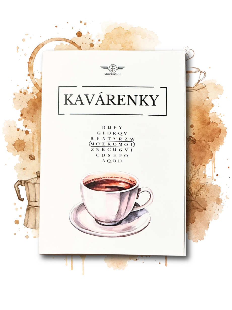 Kavárenky – osmisměrky s kávovou tematikou