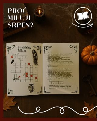 Zápisky ze zákulisí - O Strašidelném luštění #mozkomol #lusteni #strasidla #smallbusiness #halloween #podzim #srpen...