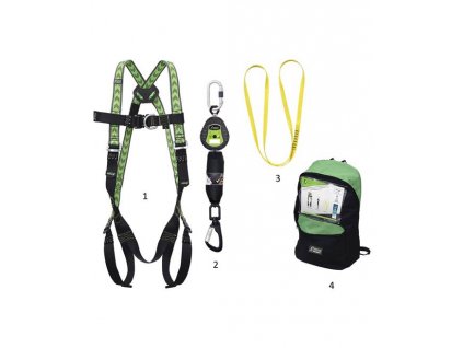 Souprava vhodná pro práci v pracovních plošinách Kratos Safety FA8010800