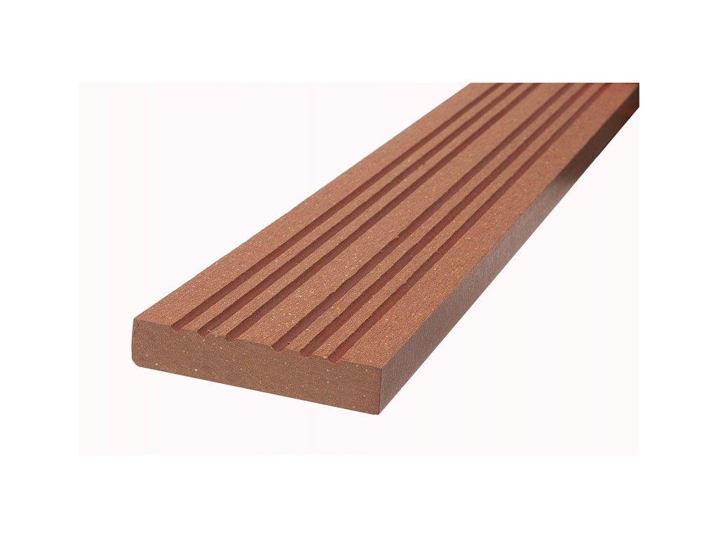 WPC terasová lemovací lišta Nextwood, rozměr 70x12x2000 mm, barva třešeň (Rozměry: 70x12x2000 mm)