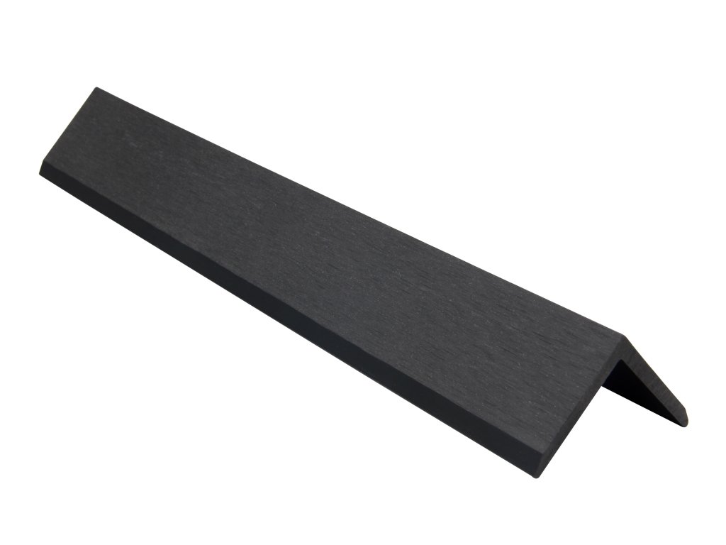 Nextwood terasová lemovací lišta ve tvaru L, antracit, WP1326 (Rozměry: 51x57x2000 mm)