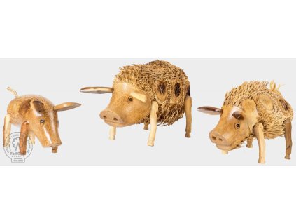 PIG - prasátko z tropického dřeva, střední