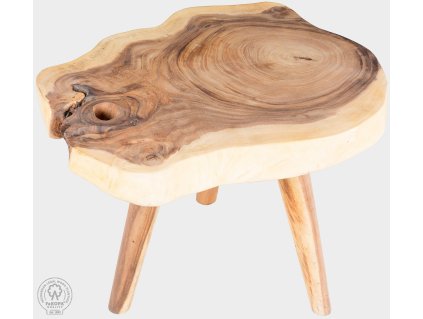 TRUNK X - konferenční stolek ze suaru 65x51 cm