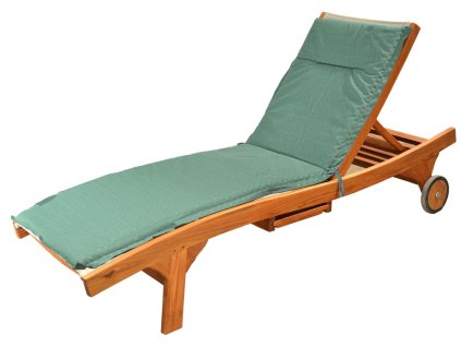 KARLAS Elisa - polstr na lehátko zelený