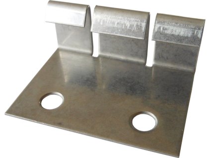 Nerezový ukončovací klip pro terasy Nextwood 3D line (Rozměry: 32x46x18 mm)