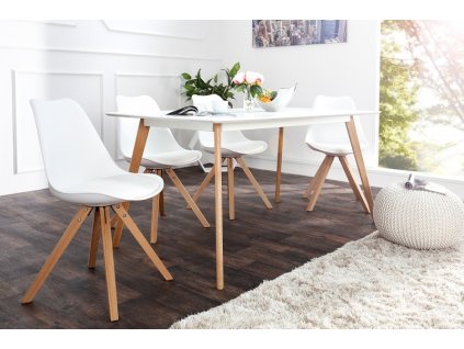 Moderní židle - Novus, bílá