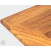 ELEGANTE XI - rozkládací stůl z teaku 120x180-240 cm