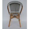 BISTRO - židle z ratanu, bílá
