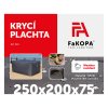Krycí plachta - 250x200x75 cm