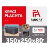 Krycí plachta - 350x250x80 cm