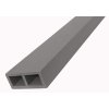 WPC vodorovný plotový nosník Nextwood, 88x38x2000 mm, barva šedá (Rozměry: 88x38x2000 mm, Hmotnost: 4,05 kg)