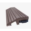 WPC rovná ukončovací lišta Nextwood k dlaždicím, rozměr 300x75 mm, barva wenge (Rozměry 300x75x24 mm, Materiál WPC)