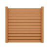 Nextwood Kompletní plotové pole WPC NEXTfence - teak Varianta: (Varianta 1 pole (2 sloupky))