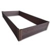 WPC vyvýšený záhon 150x50 cm, wenge Rozměr: 150x50x30 cm (Rozměr 150x50x30 cm)