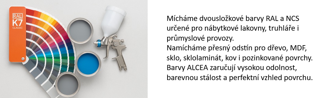 míchání barev RAL